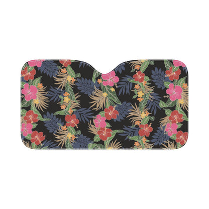 Hawaiian Themed Pattern Print Design H011 Car Sun Shade-JorJune