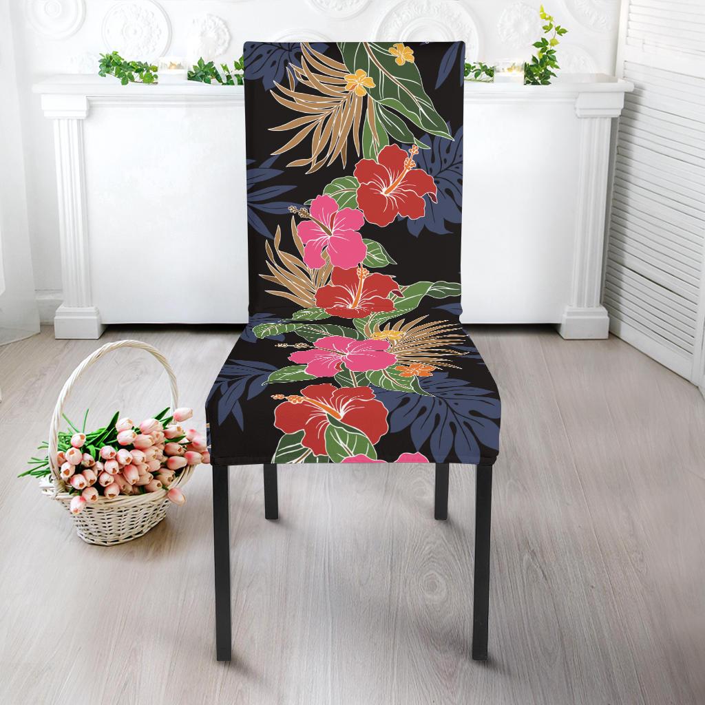 Hawaiian Themed Pattern Print Design H011 Dining Chair Slipcover-JORJUNE.COM