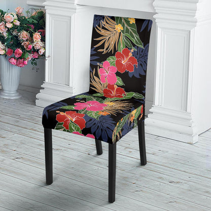 Hawaiian Themed Pattern Print Design H011 Dining Chair Slipcover-JORJUNE.COM
