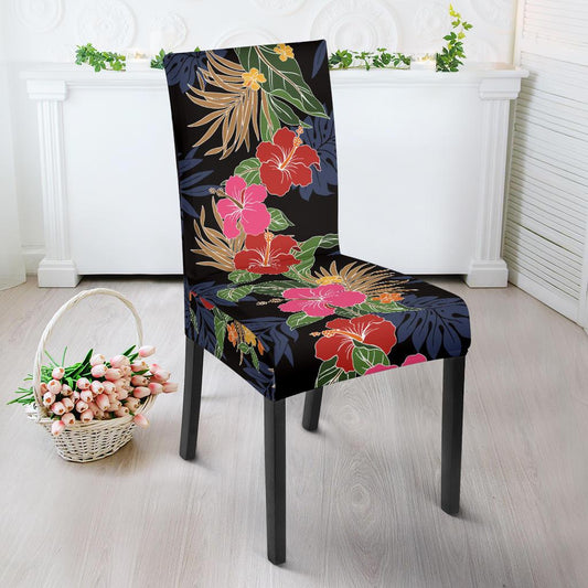 Hawaiian Themed Pattern Print Design H011 Dining Chair Slipcover-JORJUNE.COM