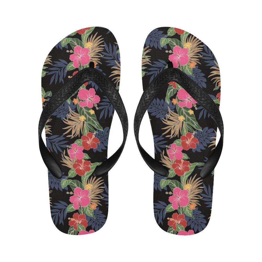 Hawaiian Themed Pattern Print Design H011 Flip Flops-JorJune