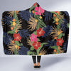 Hawaiian Themed Pattern Print Design H011 Hooded Blanket-JORJUNE.COM