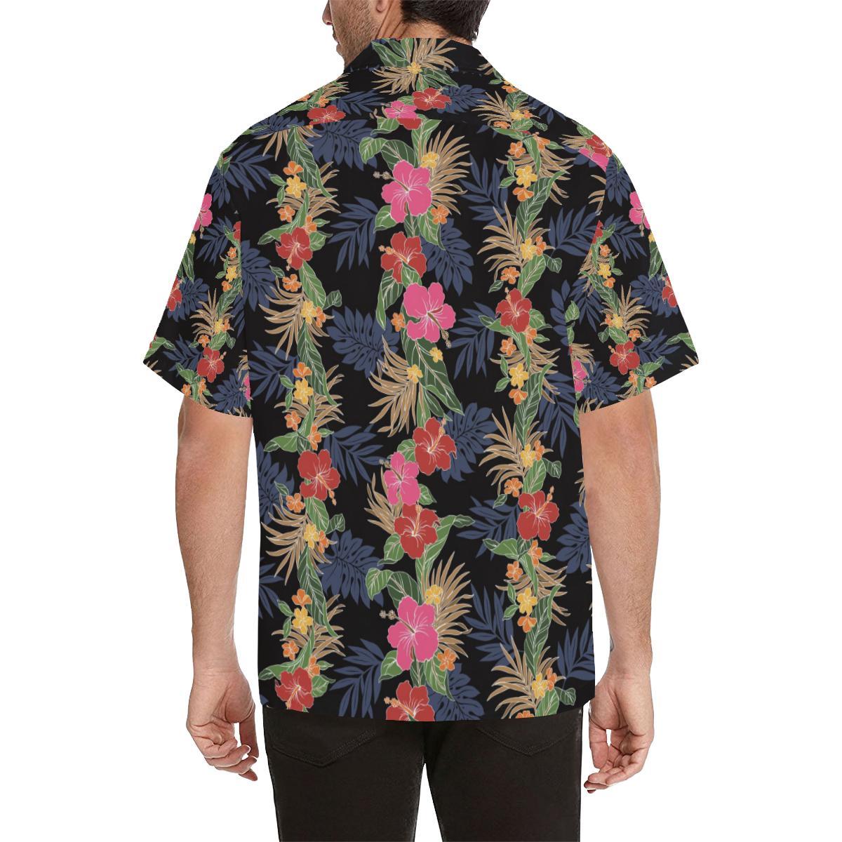 Hawaiian Themed Pattern Print Design H011 Men Hawaiian Shirt-JorJune