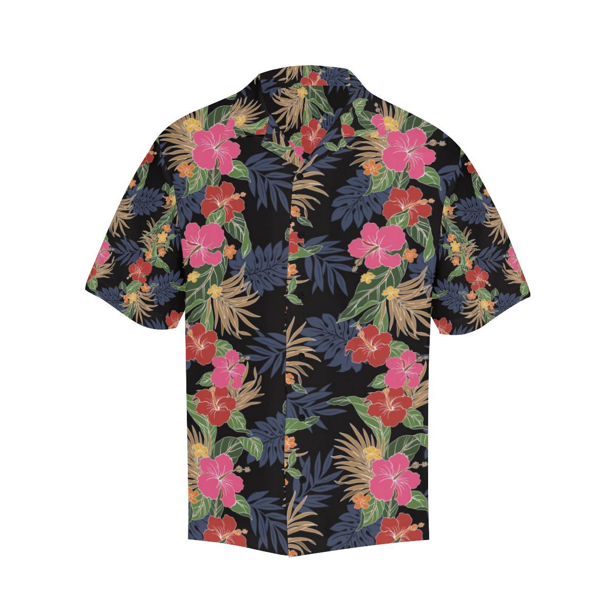 Hawaiian Themed Pattern Print Design H011 Men Hawaiian Shirt-JorJune