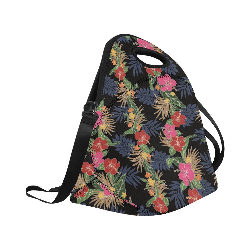 Hawaiian Themed Pattern Print Design H011 Neoprene Lunch Bag-JorJune