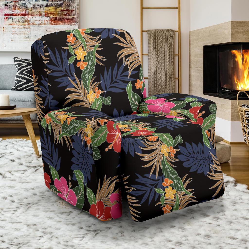 Hawaiian Themed Pattern Print Design H011 Recliner Slipcover-JORJUNE.COM