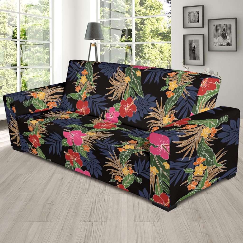 Hawaiian Themed Pattern Print Design H011 Sofa Slipcover-JORJUNE.COM