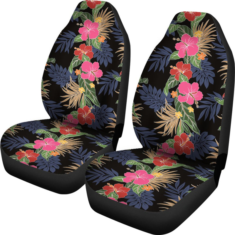 Hawaiian Themed Pattern Print Design H011 Universal Fit Car Seat Covers-JorJune