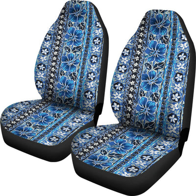 Hawaiian Themed Pattern Print Design H012 Universal Fit Car Seat Covers-JorJune