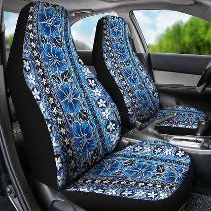 Hawaiian Themed Pattern Print Design H012 Universal Fit Car Seat Covers-JorJune