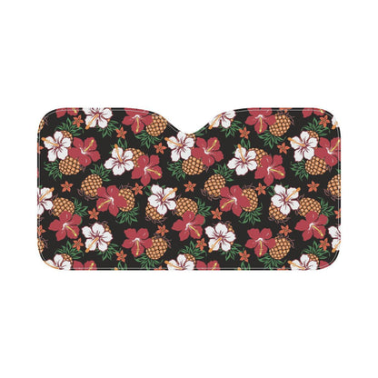 Hawaiian Themed Pattern Print Design H013 Car Sun Shade-JorJune