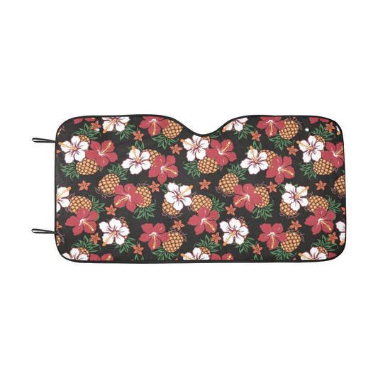 Hawaiian Themed Pattern Print Design H013 Car Sun Shade-JorJune