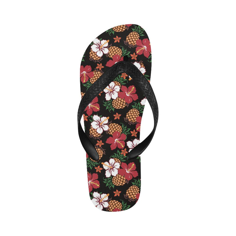 Hawaiian Themed Pattern Print Design H013 Flip Flops-JorJune