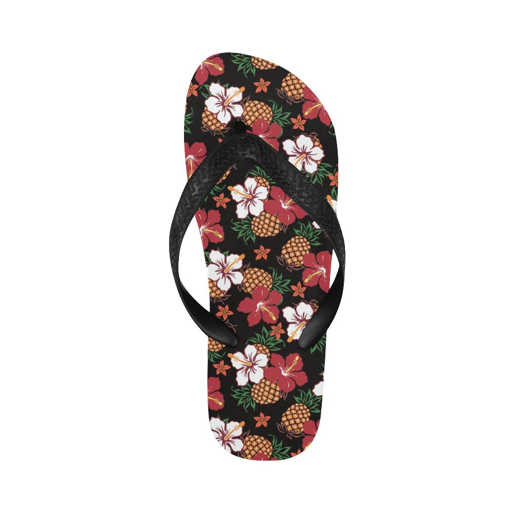 Hawaiian Themed Pattern Print Design H013 Flip Flops-JorJune