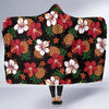 Hawaiian Themed Pattern Print Design H013 Hooded Blanket-JORJUNE.COM