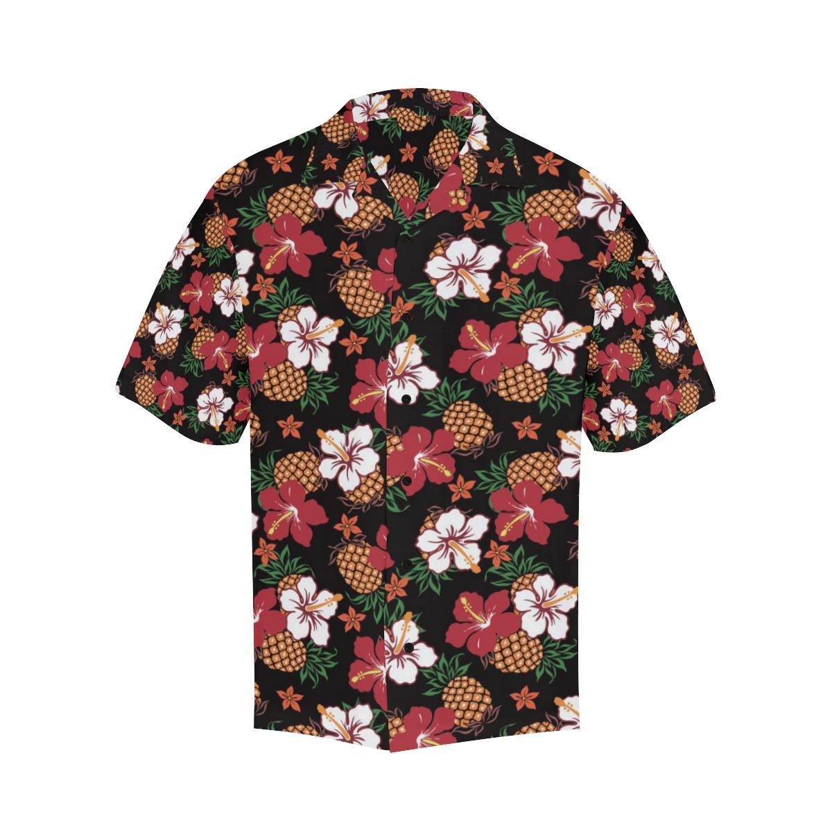 Hawaiian Themed Pattern Print Design H013 Men Hawaiian Shirt-JorJune