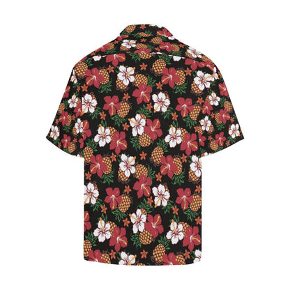 Hawaiian Themed Pattern Print Design H013 Men Hawaiian Shirt-JorJune