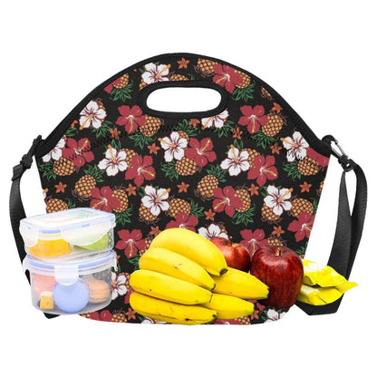 Hawaiian Themed Pattern Print Design H013 Neoprene Lunch Bag-JorJune