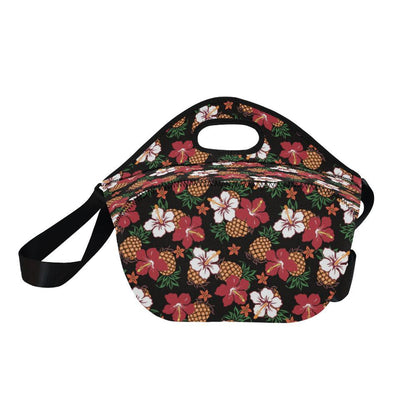 Hawaiian Themed Pattern Print Design H013 Neoprene Lunch Bag-JorJune