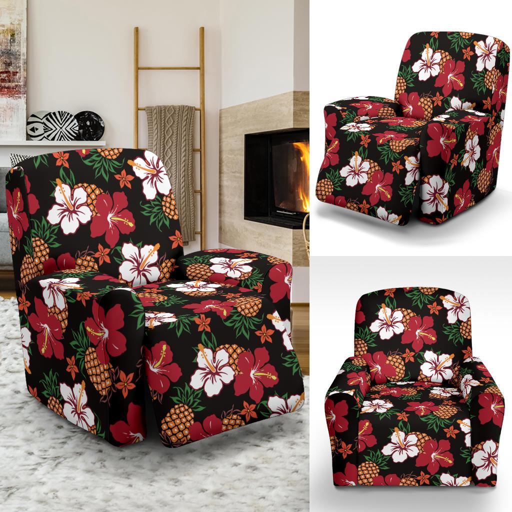Hawaiian Themed Pattern Print Design H013 Recliner Slipcover-JORJUNE.COM