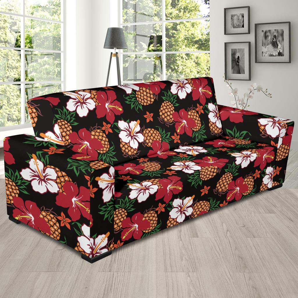 Hawaiian Themed Pattern Print Design H013 Sofa Slipcover-JORJUNE.COM