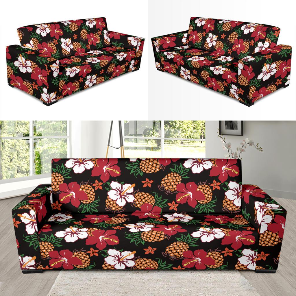 Hawaiian Themed Pattern Print Design H013 Sofa Slipcover-JORJUNE.COM