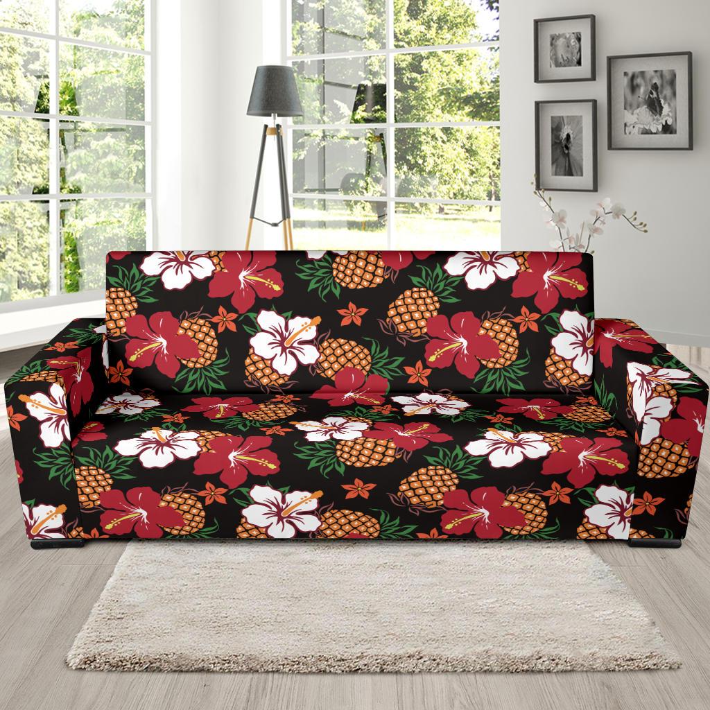 Hawaiian Themed Pattern Print Design H013 Sofa Slipcover-JORJUNE.COM