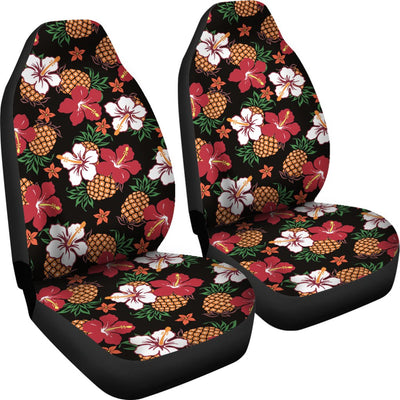 Hawaiian Themed Pattern Print Design H013 Universal Fit Car Seat Covers-JorJune