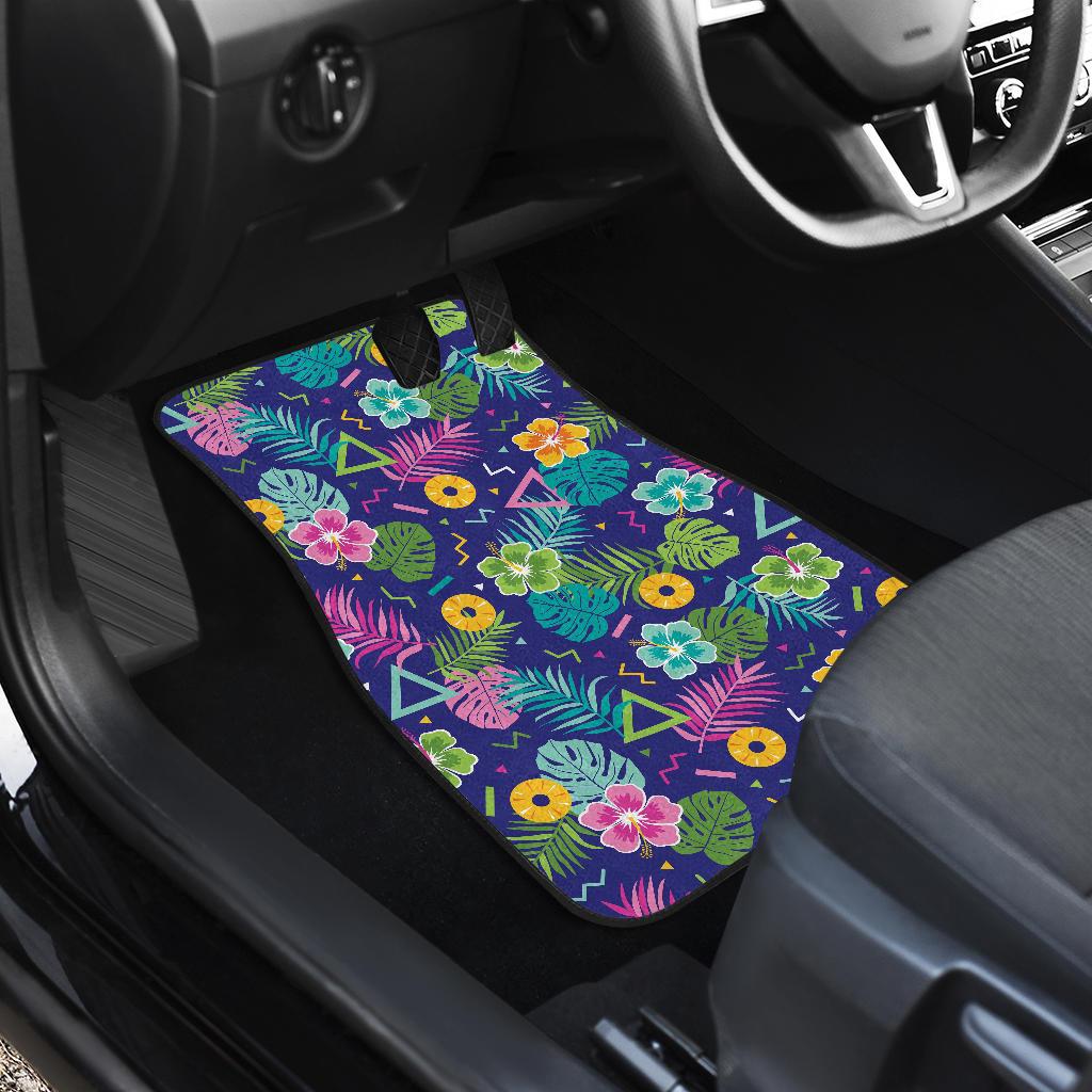 Hawaiian Themed Pattern Print Design H014 Car Floor Mats-JorJune