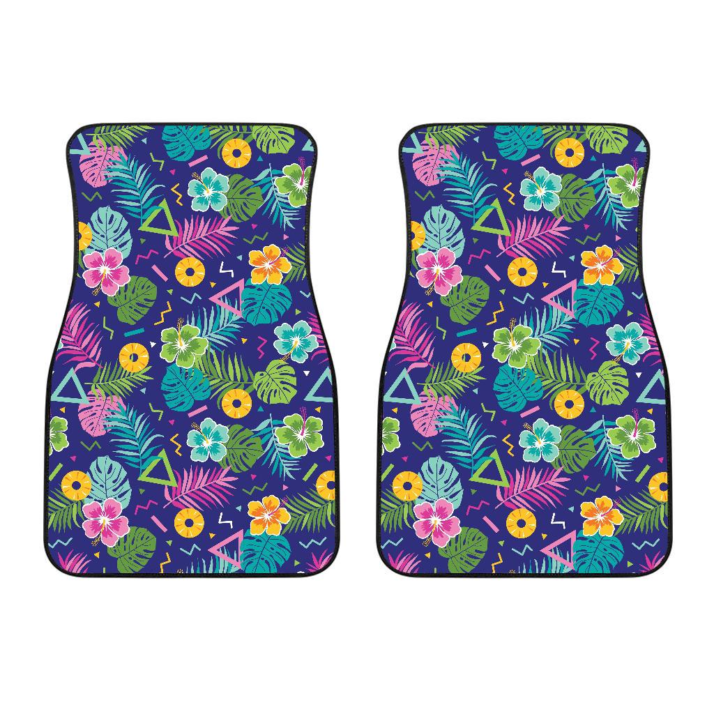 Hawaiian Themed Pattern Print Design H014 Car Floor Mats-JorJune
