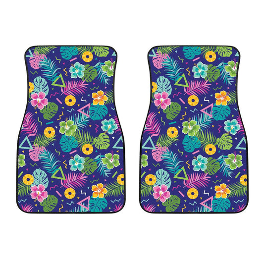 Hawaiian Themed Pattern Print Design H014 Car Floor Mats-JorJune