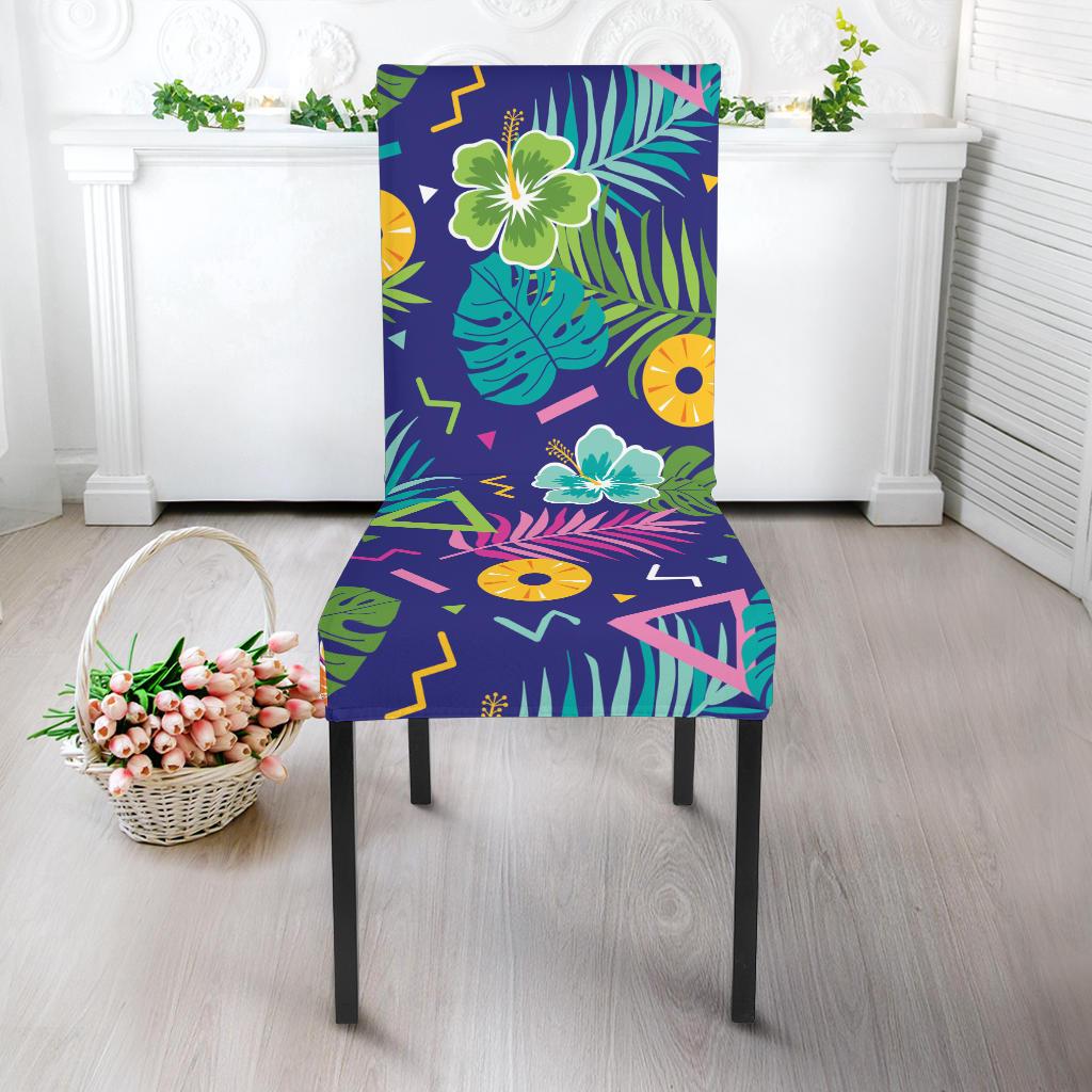 Hawaiian Themed Pattern Print Design H014 Dining Chair Slipcover-JORJUNE.COM