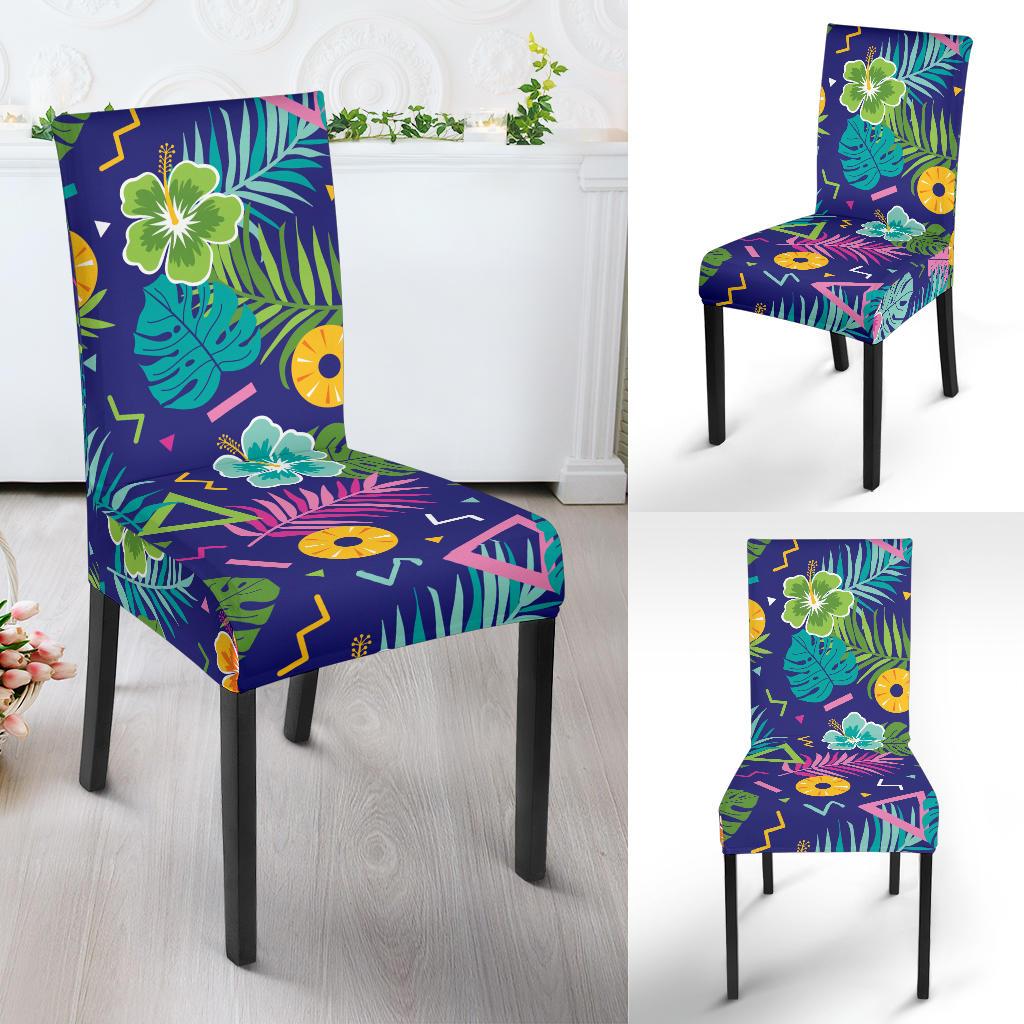 Hawaiian Themed Pattern Print Design H014 Dining Chair Slipcover-JORJUNE.COM