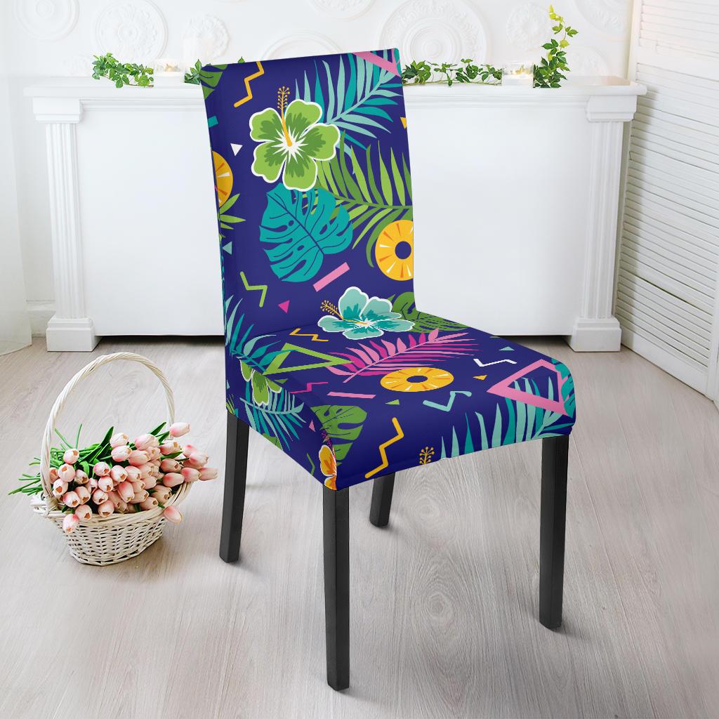 Hawaiian Themed Pattern Print Design H014 Dining Chair Slipcover-JORJUNE.COM