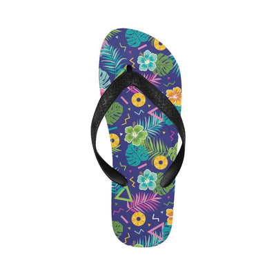 Hawaiian Themed Pattern Print Design H014 Flip Flops-JorJune