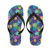 Hawaiian Themed Pattern Print Design H014 Flip Flops-JorJune