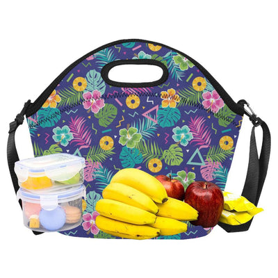 Hawaiian Themed Pattern Print Design H014 Neoprene Lunch Bag-JorJune