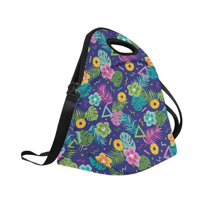 Hawaiian Themed Pattern Print Design H014 Neoprene Lunch Bag-JorJune