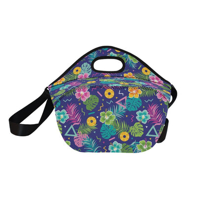 Hawaiian Themed Pattern Print Design H014 Neoprene Lunch Bag-JorJune