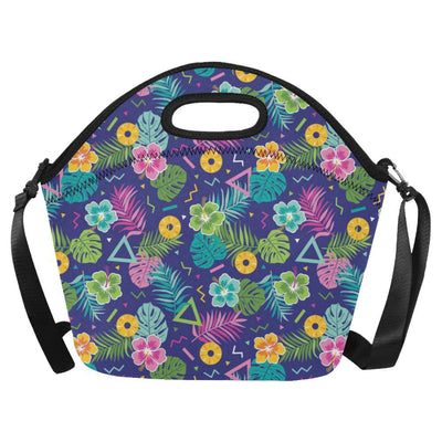 Hawaiian Themed Pattern Print Design H014 Neoprene Lunch Bag-JorJune