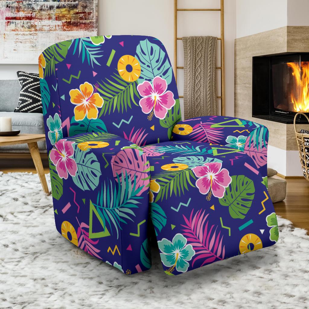 Hawaiian Themed Pattern Print Design H014 Recliner Slipcover-JORJUNE.COM