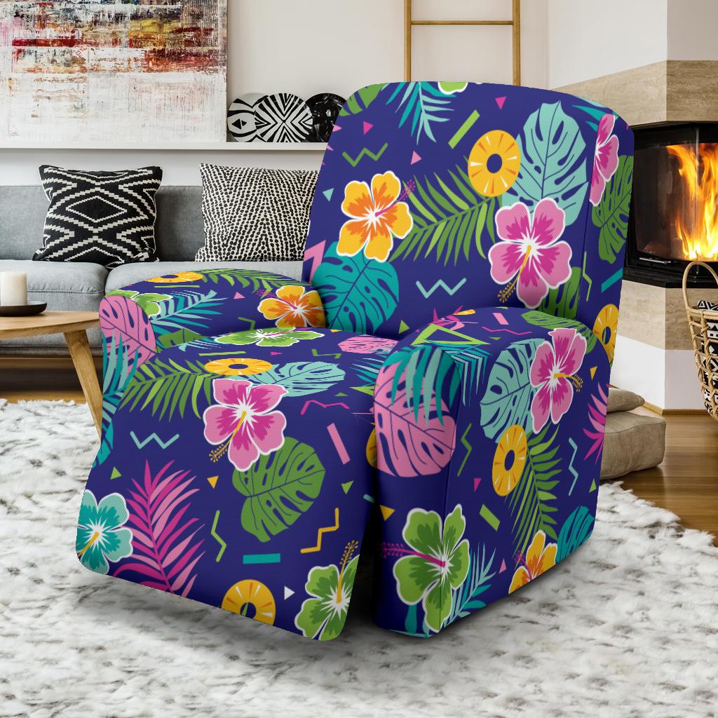 Hawaiian Themed Pattern Print Design H014 Recliner Slipcover-JORJUNE.COM