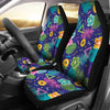 Hawaiian Themed Pattern Print Design H014 Universal Fit Car Seat Covers-JorJune