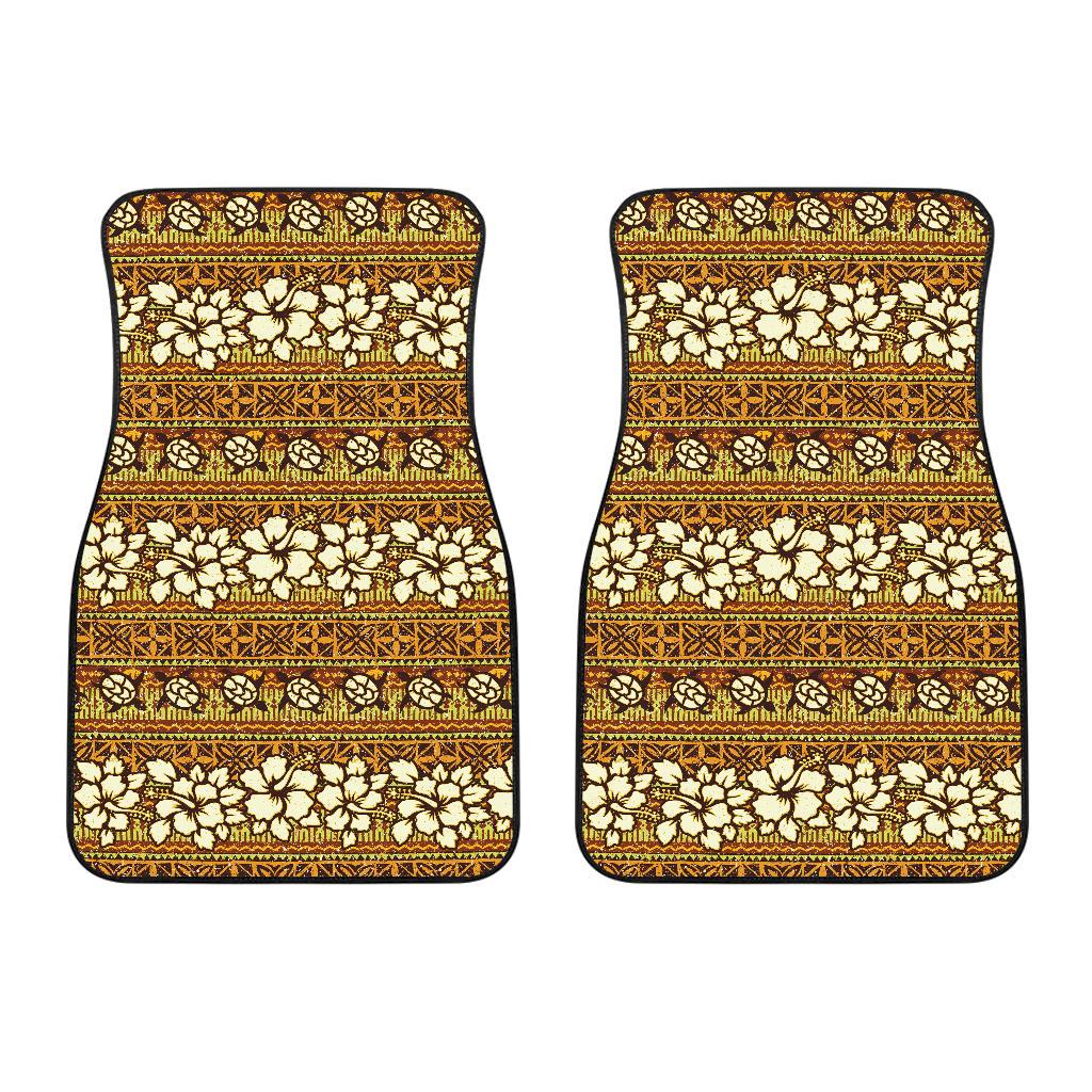 Hawaiian Themed Pattern Print Design H015 Car Floor Mats-JorJune