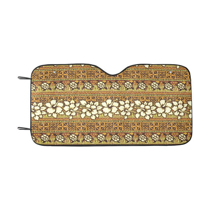 Hawaiian Themed Pattern Print Design H015 Car Sun Shade-JorJune