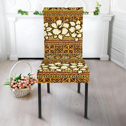 Hawaiian Themed Pattern Print Design H015 Dining Chair Slipcover-JORJUNE.COM