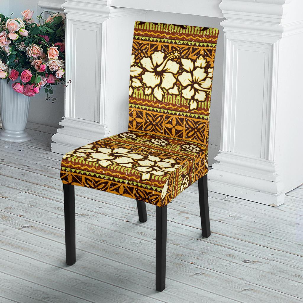 Hawaiian Themed Pattern Print Design H015 Dining Chair Slipcover-JORJUNE.COM