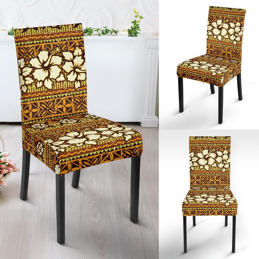 Hawaiian Themed Pattern Print Design H015 Dining Chair Slipcover-JORJUNE.COM