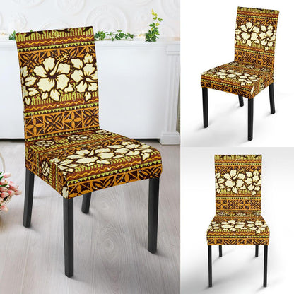 Hawaiian Themed Pattern Print Design H015 Dining Chair Slipcover-JORJUNE.COM