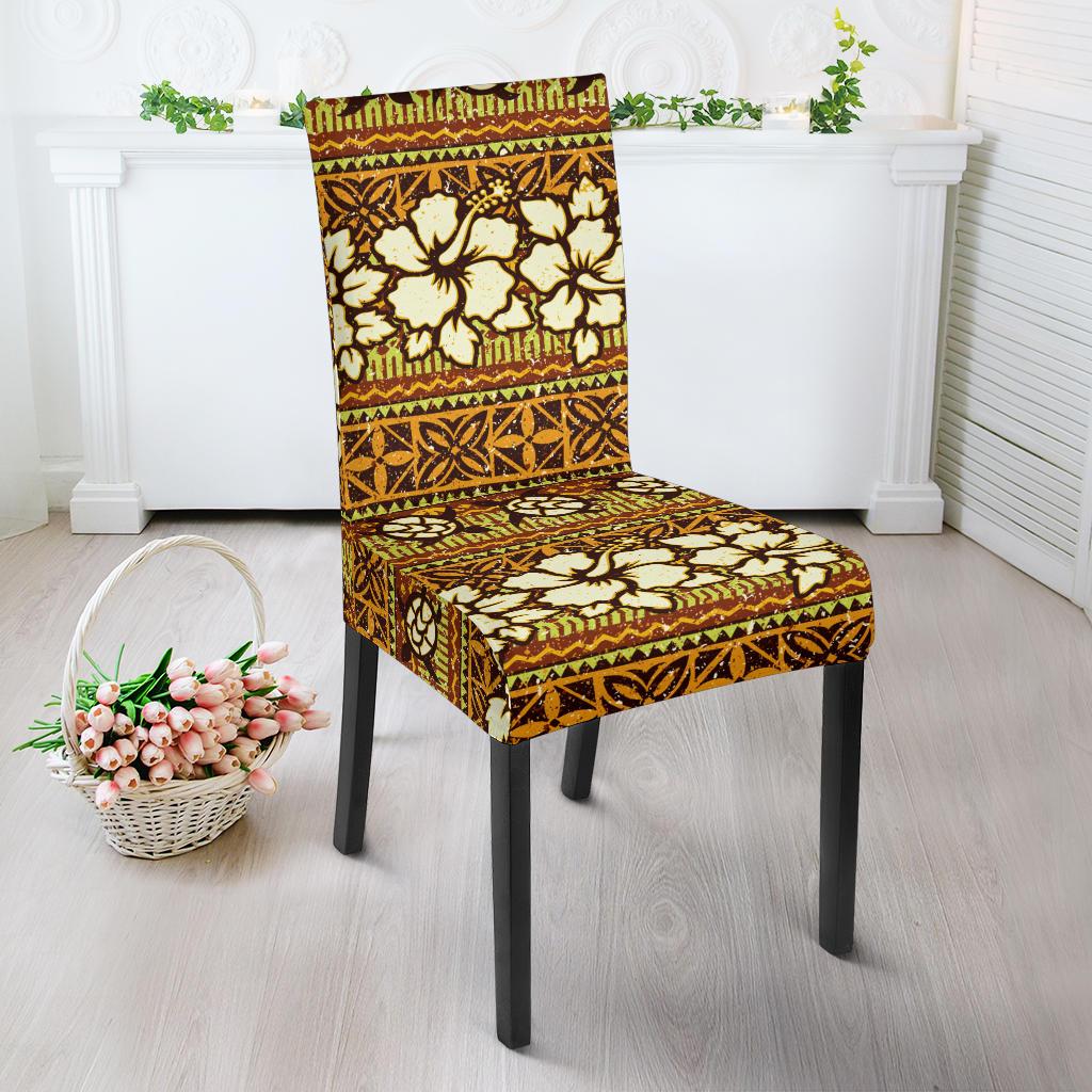 Hawaiian Themed Pattern Print Design H015 Dining Chair Slipcover-JORJUNE.COM